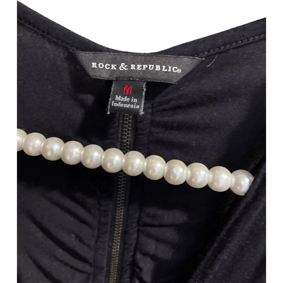 Oh My!  Rock & Republic Glam/Rock and Roll best Sleeveless Top Med - Picture 5 of 6